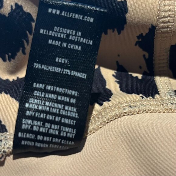 All Fenix Womens Camel Over Leopard Print Leggings High-Waist Size XS Yoga Pants - Picture 9 of 9